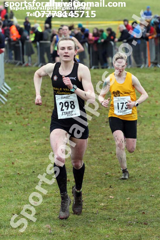 Senior womens Northern Cross Country Champs., Camp Hill Estate, Kirklington.  Photo: David T. Hewitson/Sports for All Pics